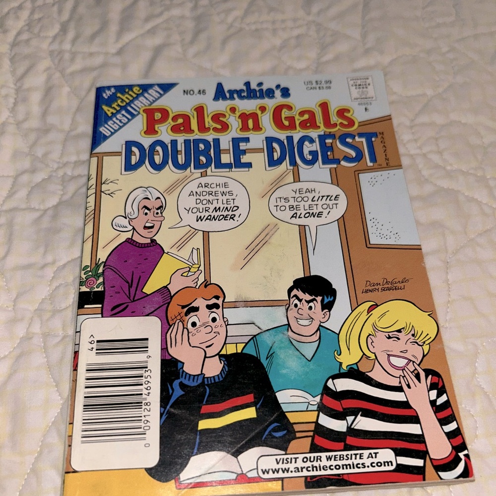 📚BOOK SALE 5 for $20📚 Archie's Pals N Gals Double Digest No. 46 February 2000